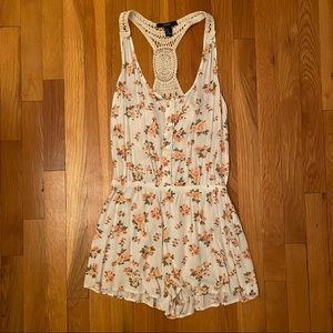 Cute floral summer romper